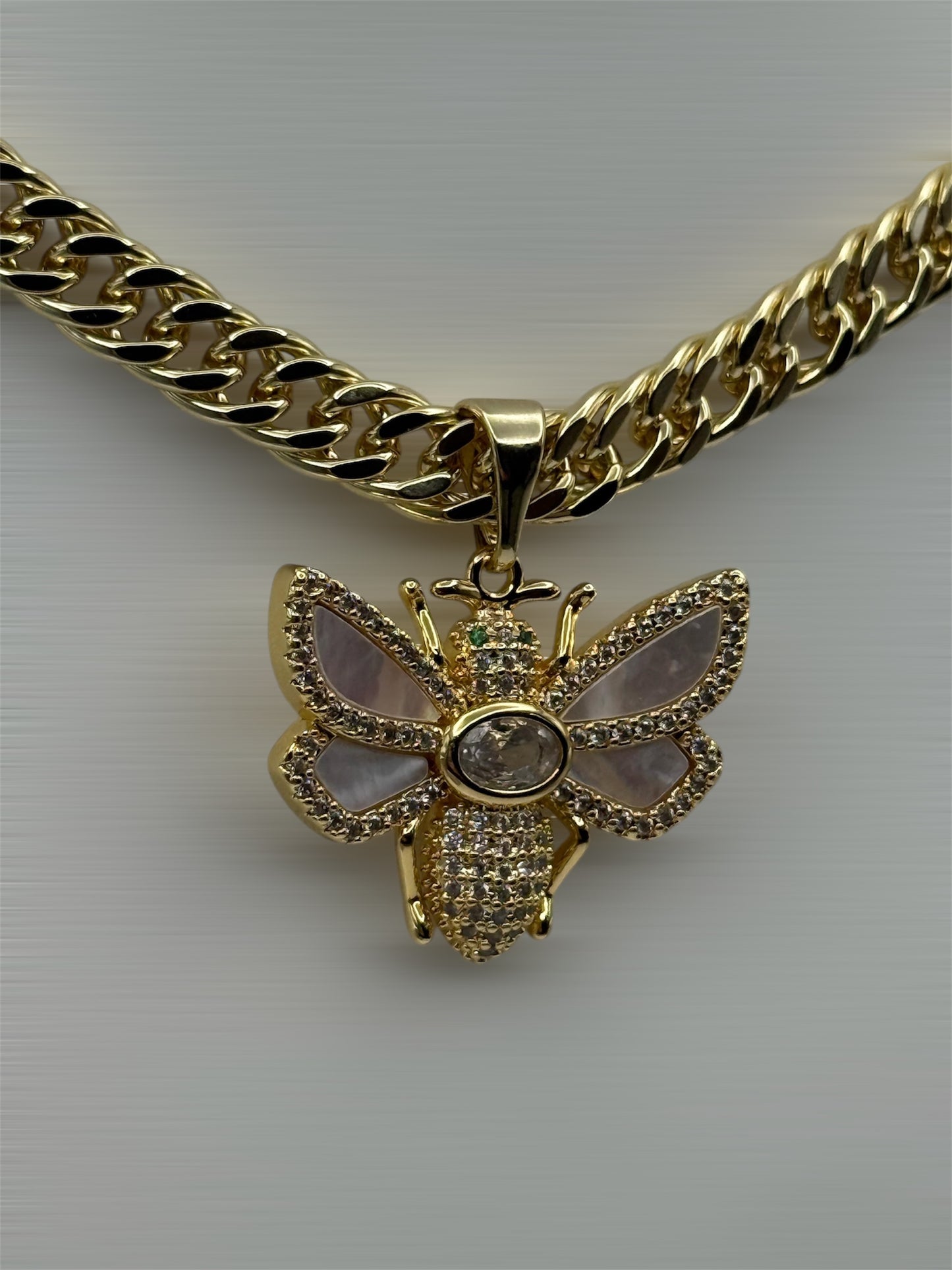 Oro laminado 14k cadena size 18