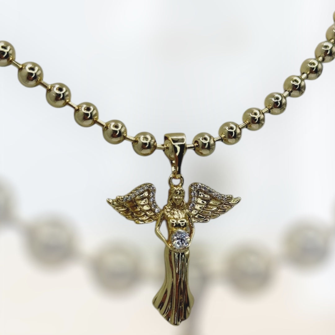 Laminada 14k cadena size 18