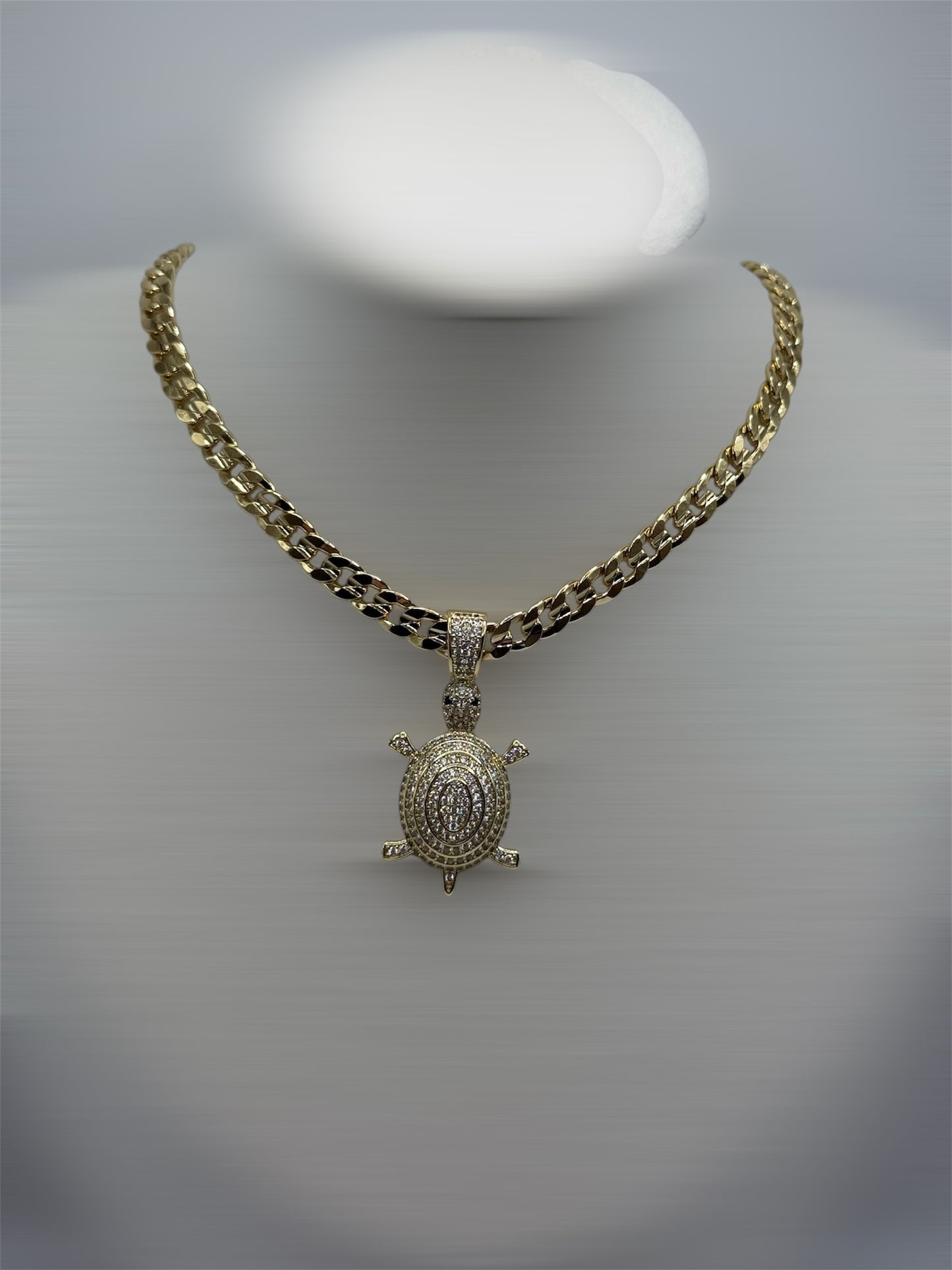 Oro laminado 14k cadena size 18