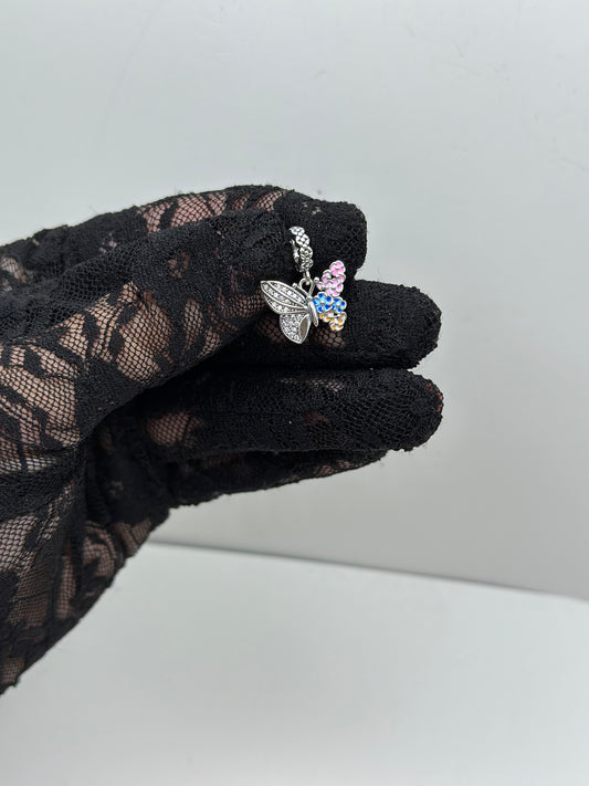 Charms de mariposa Plata 925