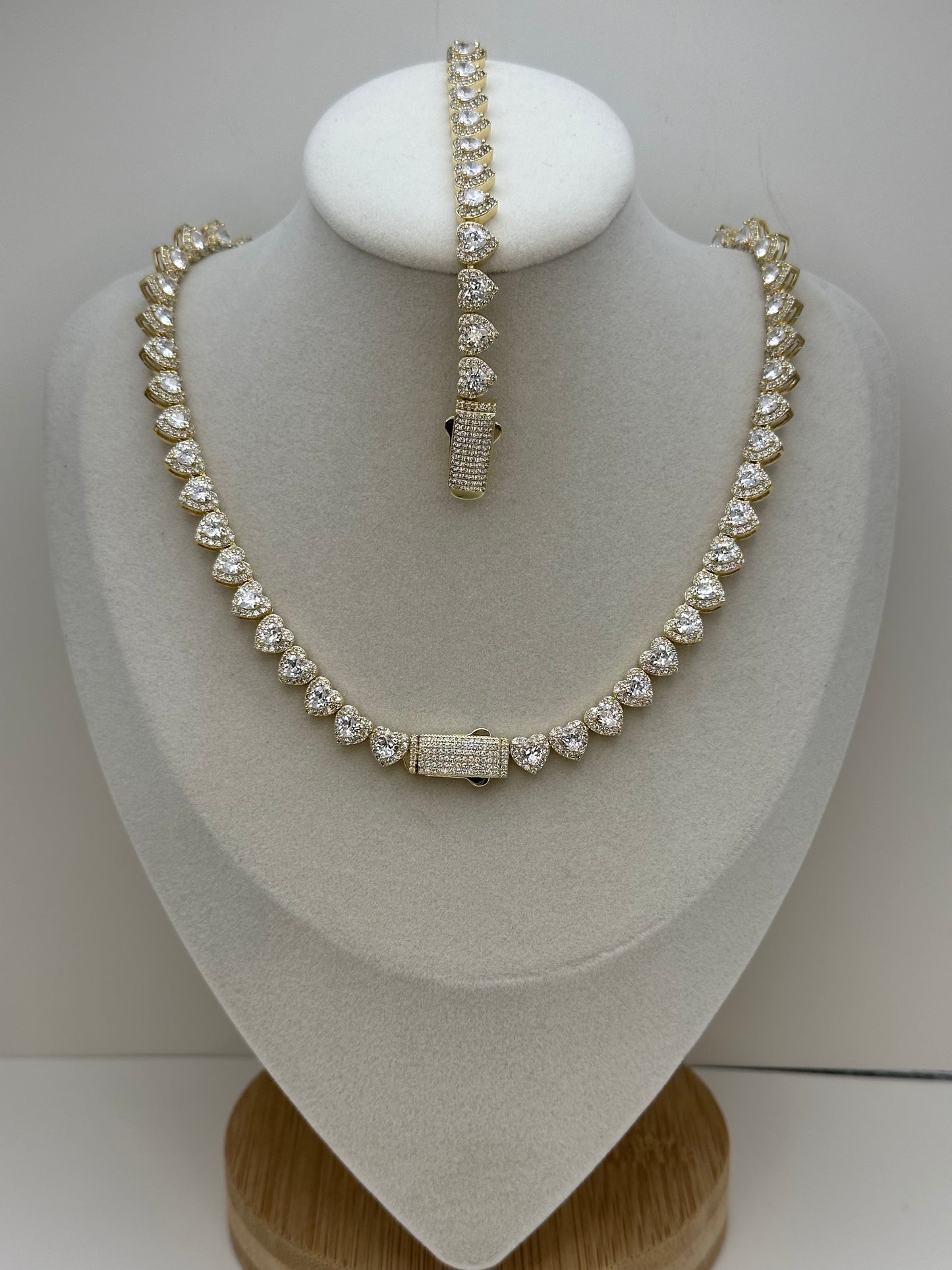 Gargantilla Brass laminado en 14k