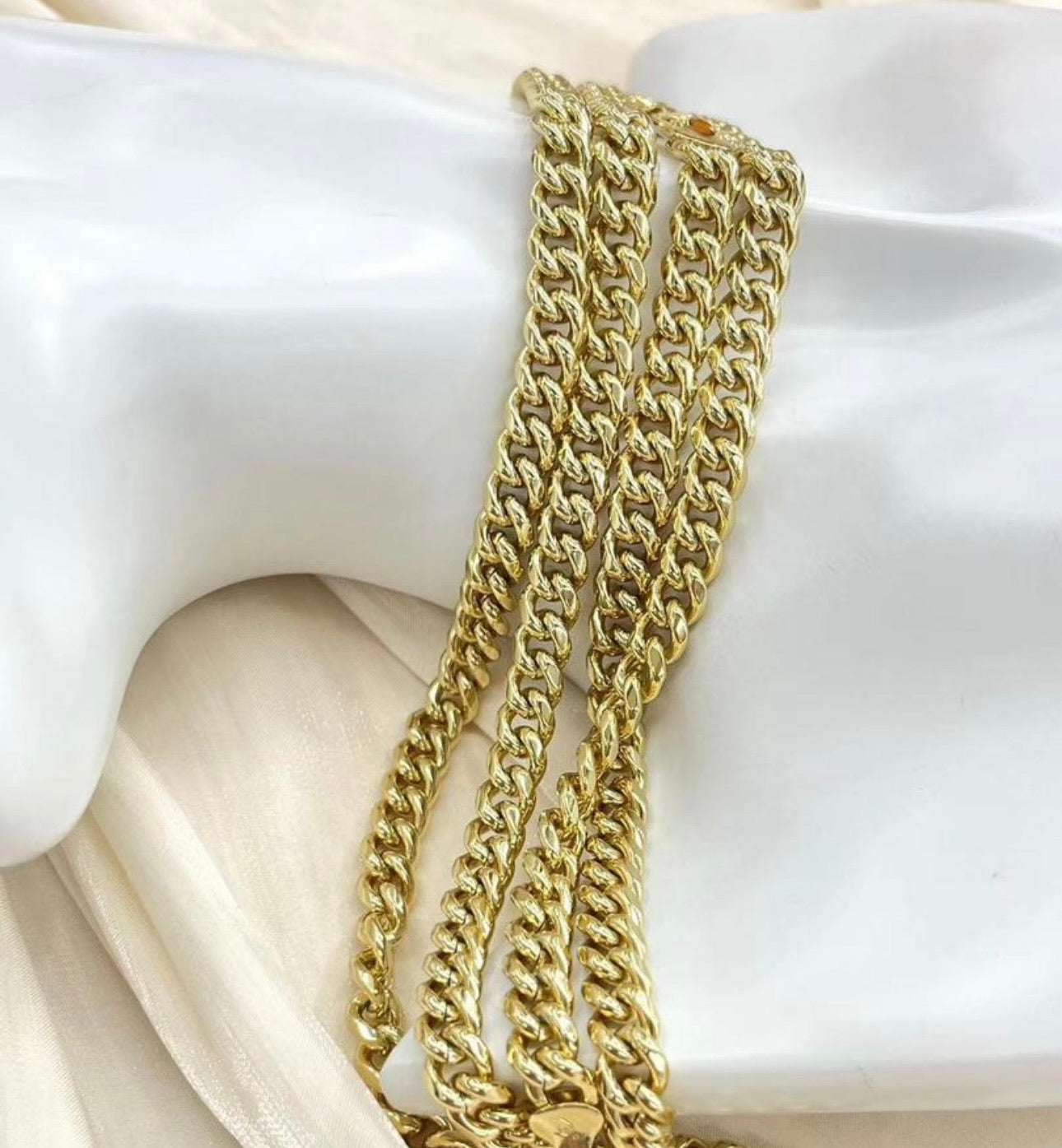 Cadena de oro laminado 14k