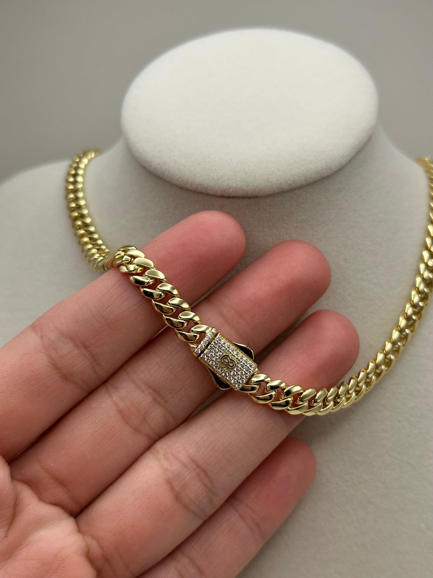 Baby Mónaco Plata 925 laminado en oro14k