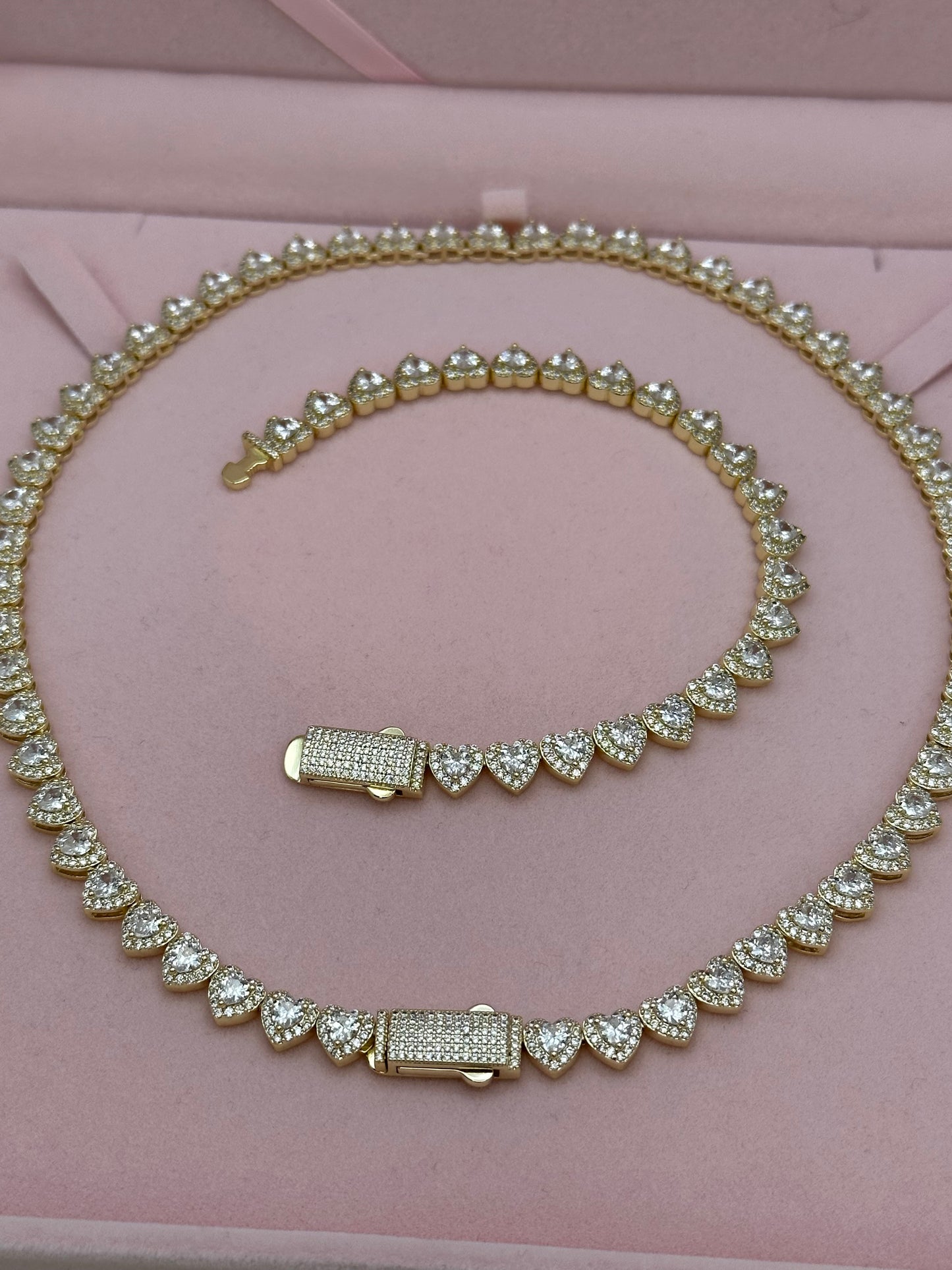 Gargantilla Brass laminado en 14k