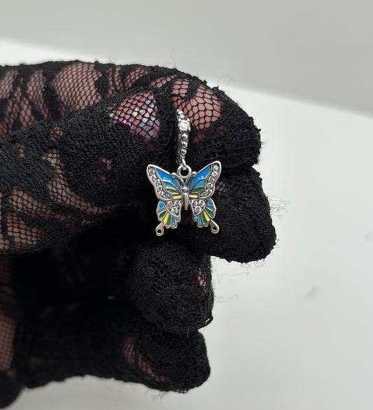 Charms de mariposa Plata 925