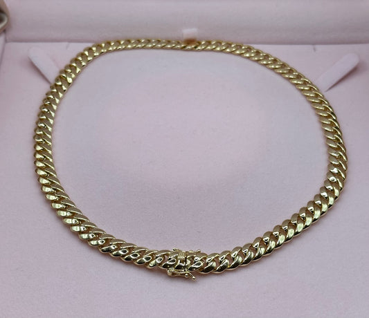 Mónaco Plata 925 laminado en 14k